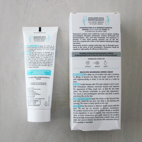 NEW Pharmaceris Lipo-Sensilium Multilipid Nourishing Dermo-Cream Sensitive Skin - Picture 2 of 5